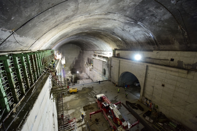 Yusufeli Barajında gövde yüksekliği 64 metreye ulaştı